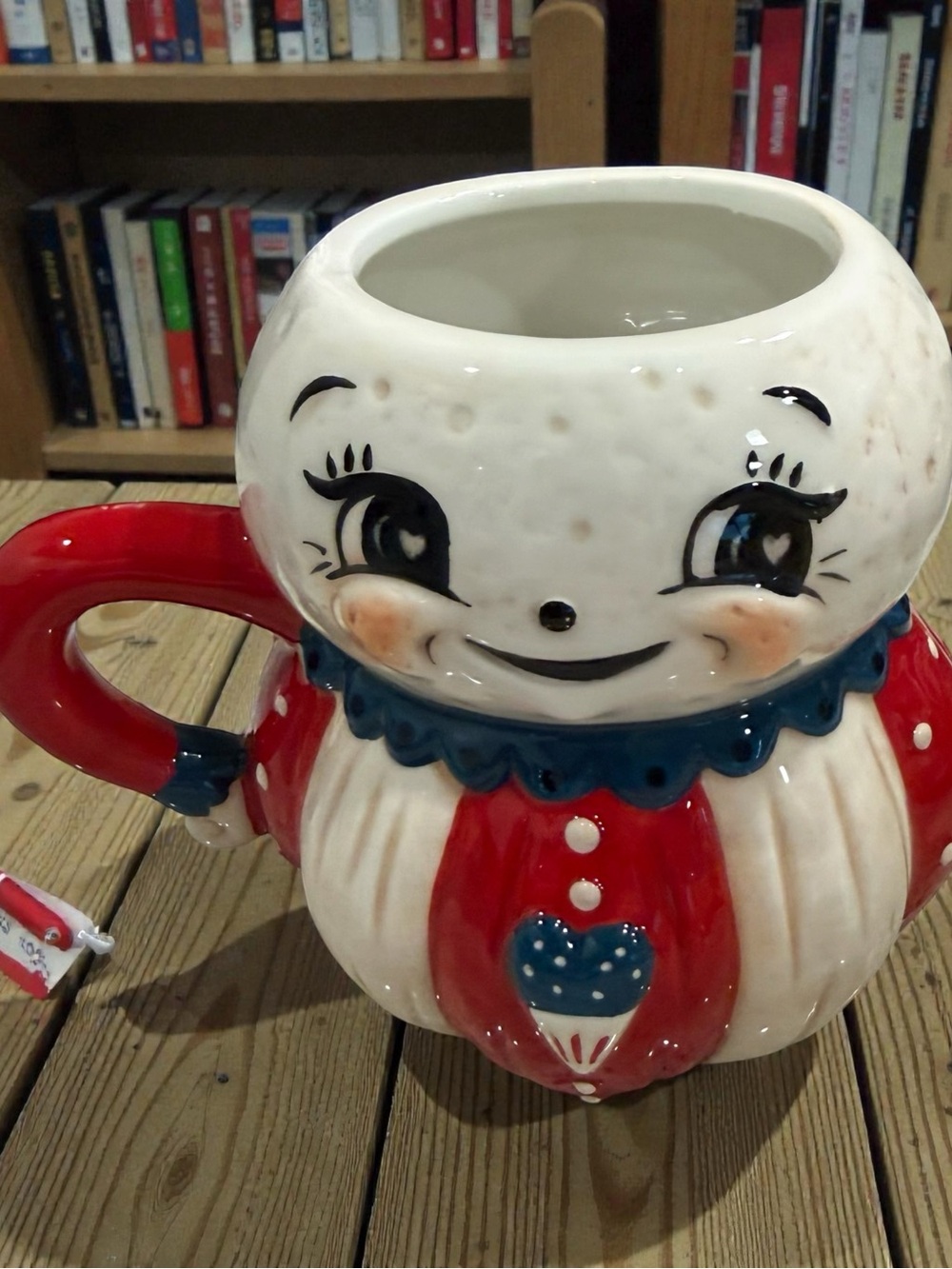 Johanna Parker Red white and blue patriotic coffee mug
